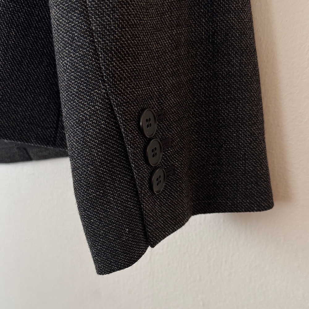 LOFT Charcoal 100 % Wool Blazer Jacket for Women - Picture 8 of 10